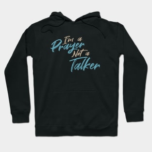 Christian Introvert Not A Talker Hoodie